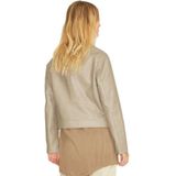JACK & JONES - Jjxx Jxgail Faux Leather Biker Jacket - Kunstleer - Brindle