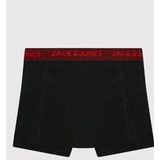 JACK & JONES JUNIOR Boxershort - set van 3 Zwart/Multi