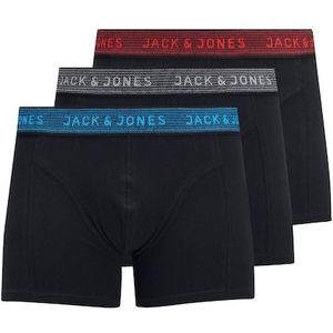 JACK & JONES JUNIOR Boxershort - set van 3 Zwart/Multi