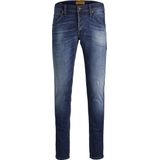 JACK & JONES - Slim Fit Jeans - Denimblauw - Katoen met Stretch