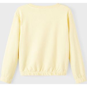 NAME IT Nkftulena Ls Sweat Unb Noos Sweatshirt voor meisjes, Dubbele Crème, 116