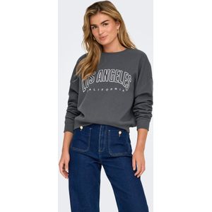 ONLY Dames sweatshirt ONLSWEAT sweatshirt, blauw (ombre blue), XL