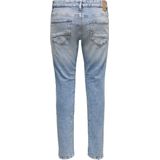 LOOM - Slim Fit Jeans - Lichtblauw - Stretch Denim - Low Rise