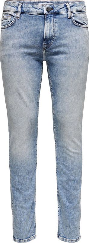 LOOM - Slim Fit Jeans - Lichtblauw - Stretch Denim - Low Rise