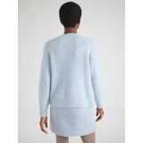 SELECTED FEMME Slflulu Ls Knit Short Cardigan B Noos Damesvest, Kasjmier Blauw 1