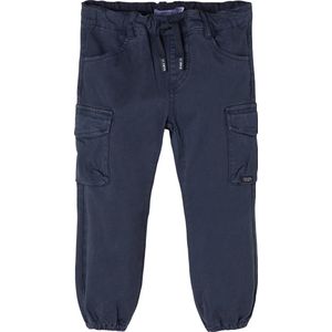 NAME IT - NMMBOB TWITHILSE - Broek - Donkerblauw - Katoen/Elastaan