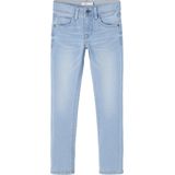 Jeans - Blauw - Denim - Slim Fit - Verstelbare Taille