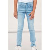 Jeans - Blauw - Denim - Slim Fit - Verstelbare Taille