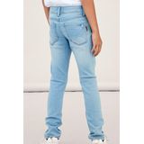 Jeans - Blauw - Denim - Slim Fit - Verstelbare Taille