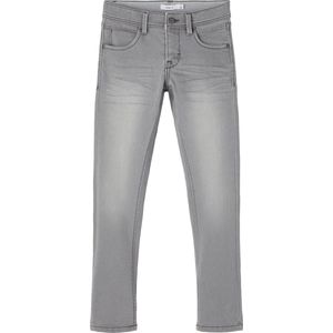 Jeans - Blauw - Denim - Slim Fit - Mid-waist - Verstelbare Taille