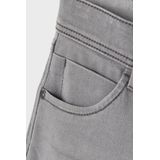 Jeans - Blauw - Denim - Slim-Fit - Mid-Waist - Verstelbare Taille