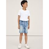 Name It - NkmRyan - Shorts - Lichtblauw Denim - Katoen