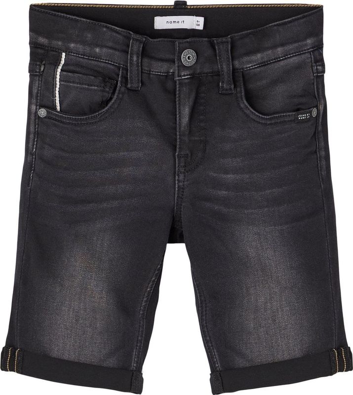 NAME IT - Nkmtheo Xsl Dnm Shorts - Zwart Denim - Korte Broek