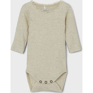 NAME IT BABY Romper NBFKAB Ecru Melange