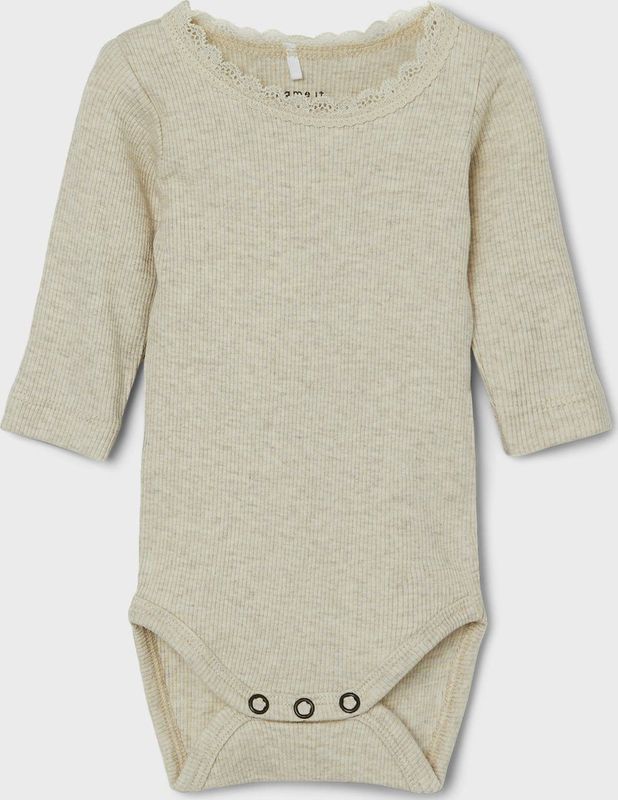 NAME IT BABY Romper NBFKAB Ecru Melange