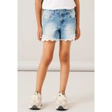 Noisy May Damesshorts - Blauw (Medium Blue Denim) - Spijkershorts