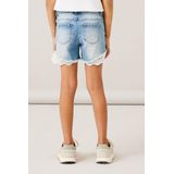 Noisy May Damesshorts - Blauw (Medium Blue Denim) - Spijkershorts