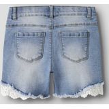 Noisy May Damesshorts - Blauw (Medium Blue Denim) - Spijkershorts