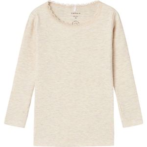 NAME IT - Shirt 'Kab' - Effen - Lange Mouw - Normale Pasvorm - Huidvriendelijk Materiaal