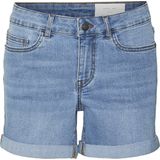 Noisy May - NMBe Lucy Shorts - Korte Broek - Lichtblauw