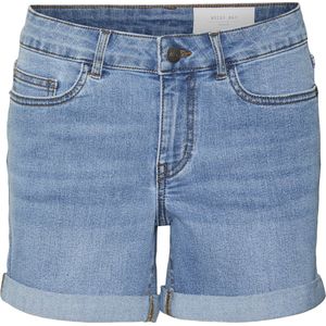 Noisy May - NMBe Lucy Shorts - Korte Broek - Lichtblauw