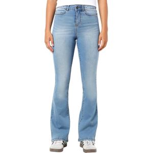 Noisy May Dames Jeans Broeken NMSALLIE HW FLARE JEANS VI162LB flared Fit Blauw Volwassenen