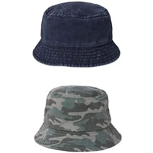 Name It hoed voor jongens, zwart/pakket: Camo AOP