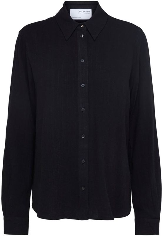 SELECTED - Blouse 'Viva' - Zwart - Klassieke Blouse