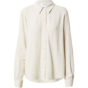 Selected Femme - Slfviva LS Shirt - Blouse - Beige - 100% Katoen