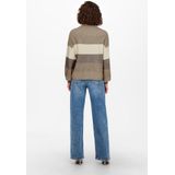 Only Trui Onlatia Stripe Pullover Knt Noo 15220044 Feather Gray Dames