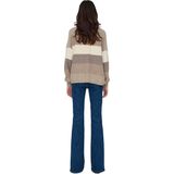 Only Trui Onlatia Stripe Pullover Knt Noo 15220044 Feather Gray Dames