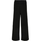 ONLY GIRLS - Broek met Wijde Pijpen - Zwart - Katoen - Verstelbare Taille
