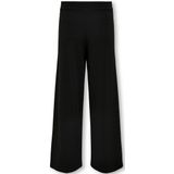 ONLY GIRLS - Broek met Wijde Pijpen - Zwart - Katoen - Verstelbare Taille