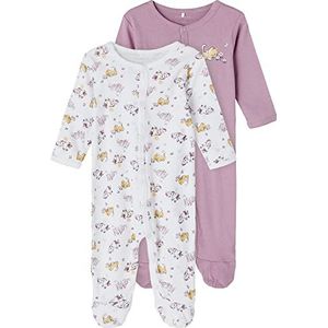 NAME IT Set van 2 meisjes-onesies van biologisch katoen, Valerian., 50