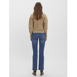 Vest - Lichtgrijs - V-Hals - Lange Mouwen - Regular Fit