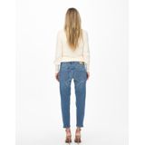 ONLY - Mom Fit Jeans - Blauw - Katoen - High Waist