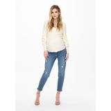ONLY - Mom Fit Jeans - Blauw - Katoen - High Waist