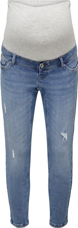 ONLY - Mom Fit Jeans - Blauw - Katoen - High Waist