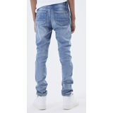 Jogger-Fit Jeans - Blauw - Katoen - Slim Fit - Verstelbare Taille