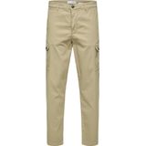 Selected - Slimtapered Cargobroek - Groen - Katoen met Stretch