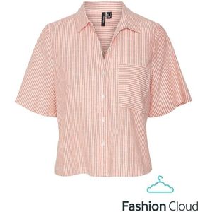 Vero Moda - Jily 2/4 - Overhemd - Katoen - Korte Mouwen