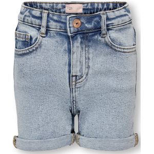 ONLY GIRLS - Denim Shorts - Blauw - Katoen - Regular Fit