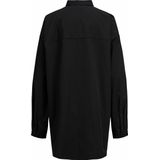 Poplin Overhemd - Blauw - 65% Polyester 35% Katoen - Ontspannen Pasvorm