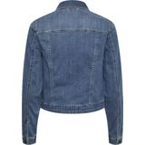 Jack - Medium Blue Denim - Sierzakken - Knoopsluiting - Lange Mouwen - Boxy