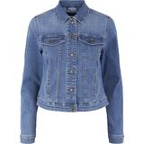 Jack - Medium Blue Denim - Sierzakken - Knoopsluiting - Lange Mouwen - Boxy