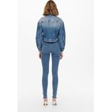 Skinny Fit Jeans - Blauw - Stretchmateriaal - Mid Waist