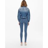 Skinny Fit Jeans - Blauw - Stretchmateriaal - Mid Waist