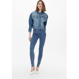 Skinny Fit Jeans - Blauw - Stretchmateriaal - Mid Waist