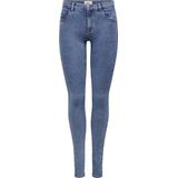 Skinny Fit Jeans - Blauw - Stretchmateriaal - Mid Waist