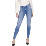Onlpower - Skinny Fit Jeans - Blauw - Katoen - Mid Waist
